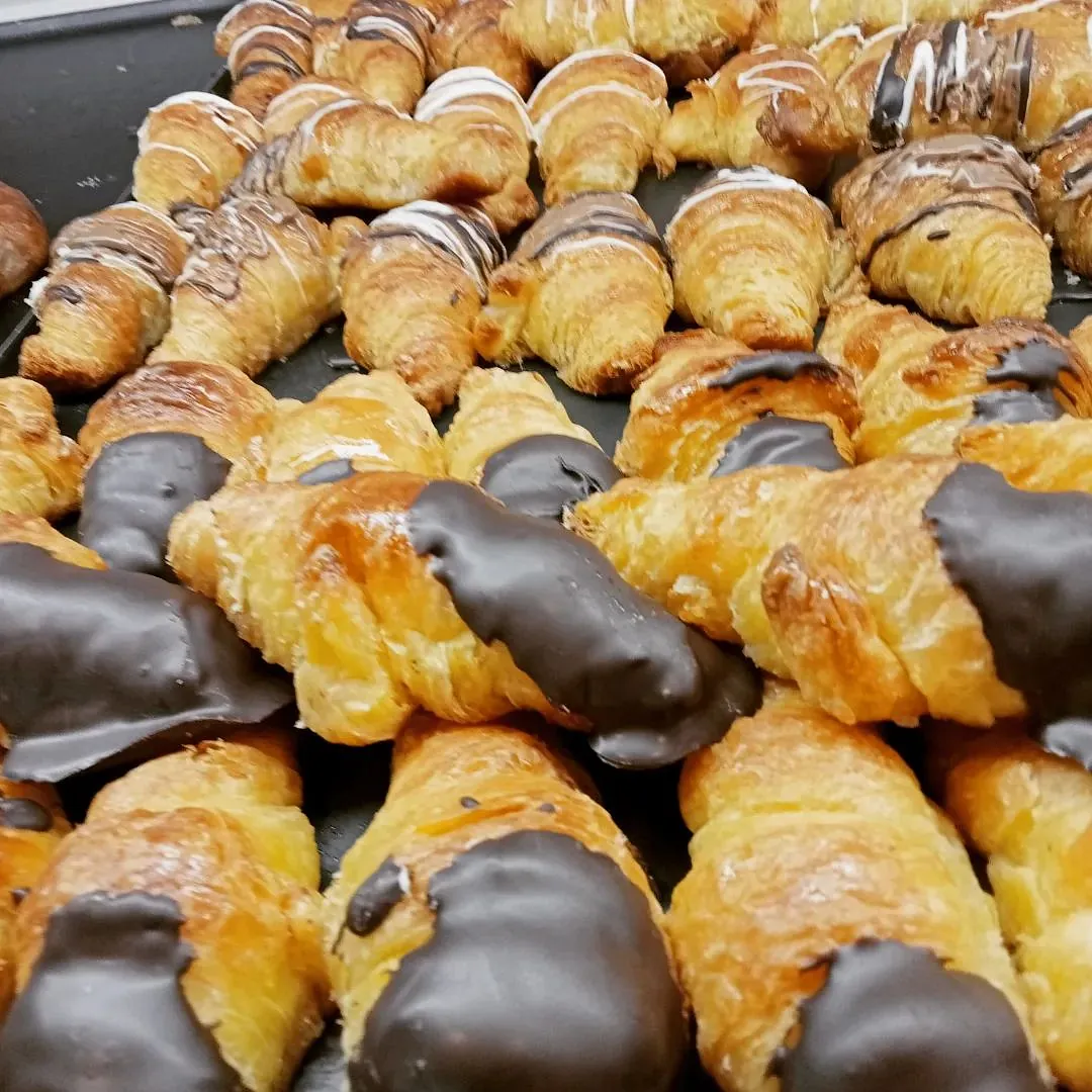 croisants con chocolate